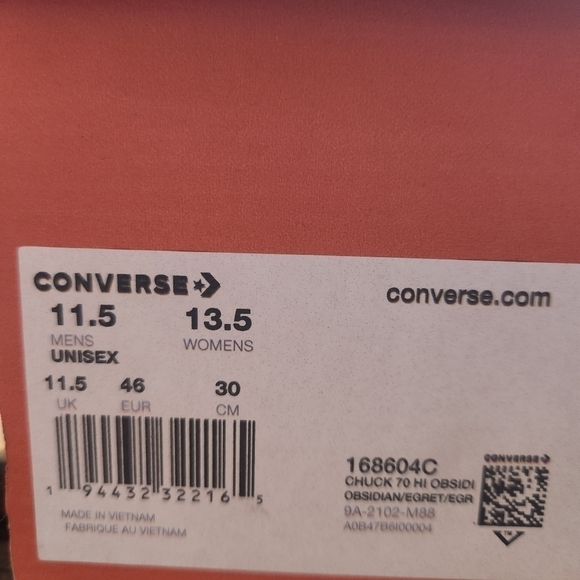 New Converse Chuck 70 Hi Men's 'Final Club' 158604C Sz 11.5 - Picture 10 of 10